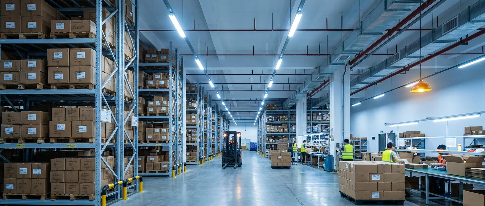 Factory warehouse ambiance
