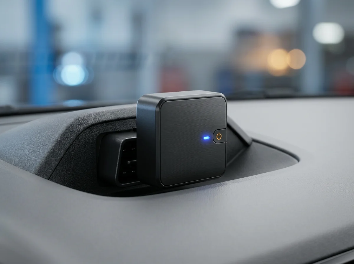 OBD plug-in vehicle GPS tracker live in seconds with no install